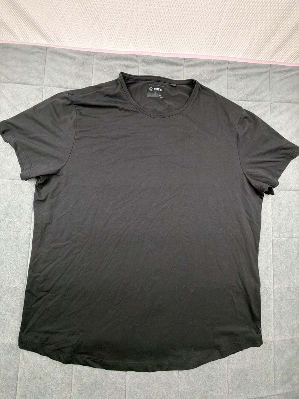 Cuts Clothing Pyca Pro Men's Black Short Sleeve Crew Neck T-Shirt Size XXL NWOT